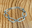 Organic Geometry Link Bracelet in 18k Gold and Silver