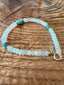 Three Station Turquoise and Opal Bracelet in Gold