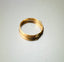 Three Diamond Ring Band in 14k Gold