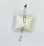 Narrow Bean Link Bracelet in 14K Gold and Oxidized Silver