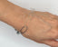 TriColor Organic Bean Link Bracelet in 14K Gold and Silver