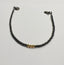 Golden Trio Beaded Bracelet in 18k Gold and Oxidized Silver