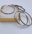 Four Wrap Bangle Bracelet in 14K Gold and Silver