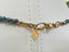 Blue Rough Diamond Nugget Necklace in 14K Gold