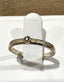 Blue Sapphire Stackable Ring in Silver and Gold