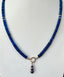 Royal Blue Burmese Sapphire Necklace with Pendant in 14K Gold