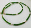 Chrome Diopside and Pearl Necklace in Gold
