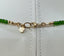 Chrome Diopside and Pearl Necklace in Gold