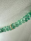 Colombian Emerald Choker Necklace in 18K Gold