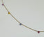 Dainty Multi Sapphire Station Necklace in Gold