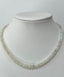 Flashy Smooth Opal Rondelle Necklace in Silver
