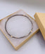 Four Wrap Bangle Bracelet in 14K Gold and Silver