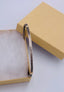 Four Wrap Bangle Bracelet in 14K Gold and Silver