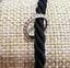Oval Charm with 14K Gold Beaded Wrap