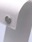 Yin Yang Circle Stud Earrings with CZ in Silver
