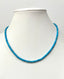Turquoise Heishi Necklace in Silver