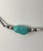 Sierra Nevada Turquoise Nugget Necklace with Chain in Dark Silver and Gold