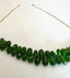 Chrome Diopside Chain Choker Necklace in Gold