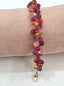 Multi Sapphire Briolette Bracelet in Gold