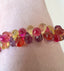 Multi Sapphire Briolette Bracelet in Gold
