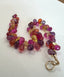 Multi Sapphire Briolette Bracelet in Gold