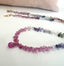 Soft Colors Sapphire Briolette Necklace in 18k