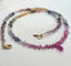 Soft Colors Sapphire Briolette Necklace in 18k