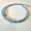 Blue Lavender Opal Necklace in Gold