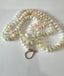 Flashy Ethiopian Opal Necklace with Multi Silk Thread in Gold