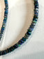Black Ethiopian Opal Necklace in Gold