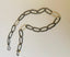 Open Oval Link Chain Necklace in 14k Gold and Oxidized Silver