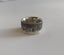 Bicolor Wide Band Ring in Silver