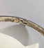 Pink Sapphire and Diamond Bangle Bracelet in 14k Gold and Oxidized Silver