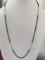 Royal Blue Sapphire Opera Necklace in 14K Gold