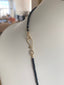 Royal Blue Sapphire Opera Necklace in 14K Gold