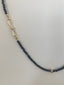 Royal Blue Sapphire Opera Necklace in 14K Gold