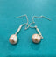 Pink Mauve Pearl Ear Threader Earrings