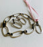 Organic Geometry Link Bracelet in 18k Gold and Silver