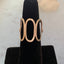 Open Oval Multi Link Ring in Silver and Gold