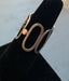 Open Oval Multi Link Ring in Silver and Gold