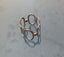 Open Oval Multi Link Ring in Silver and Gold