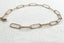 Paperclip Chain Link Bracelet in Solid Gold