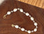 Pearl and White Sapphire Bracelet in 18K Gold