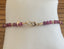 Pink Tourmaline Beaded Bracelet in 14K Gold