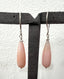 Pink Opal Drop Earwire Earrings