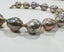 Rainbow Gray Baroque Pearl Bracelet in Gold