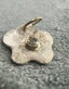 Flower Charm Salt and Pepper Diamond in Gold and Silver