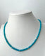 Sky Blue Ethiopian Opal Necklace in Silver