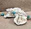 Turquoise and Chain Link Bracelet in Silver