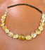 XL Citrine Nuggets Necklace in Silver